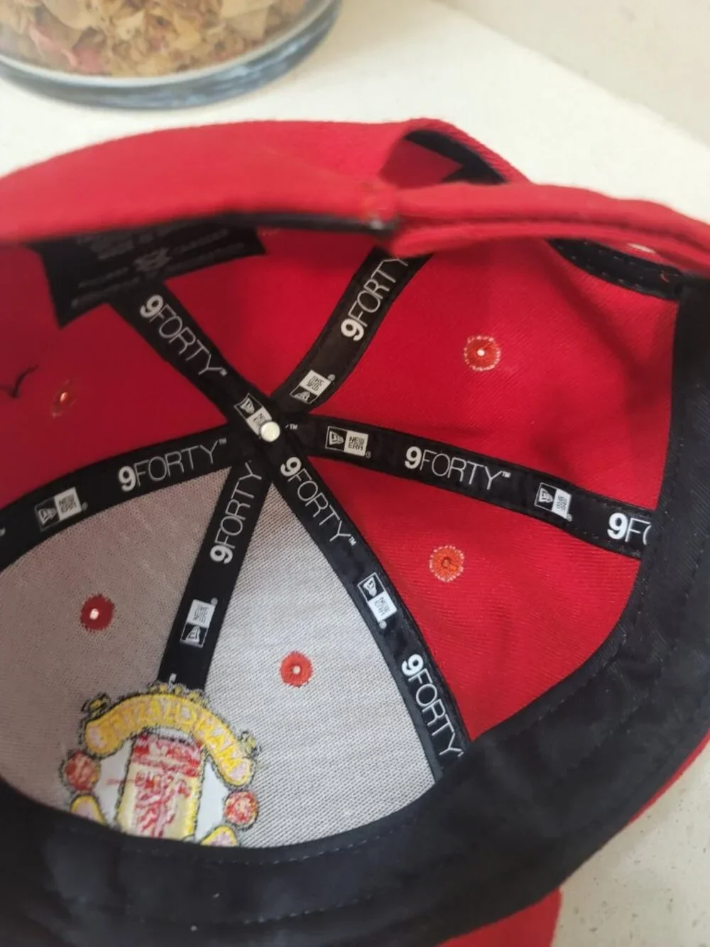 Manchester United Official Soccer Cap New NWT Red